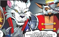 Razorklaw is less than pleased with his fellow Grandmaster's ego, from .