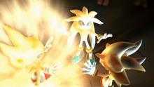 Sonic 2006 Super Sonic, Shadow, Silver