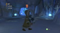 Sarianna in Holoska's Town Stage on the Xbox 360/PlayStation 3 version of Sonic Unleashed.