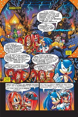 SONIC The HEDGEHOG Comic Book #141 December 2004 KNUCKLES JULIE SU