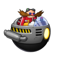 Dr. Eggman and the Egg Mobile