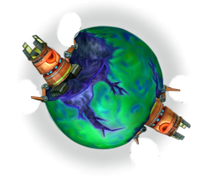 Planet Wisp en Sonic Colors