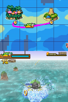 Sonic Rush Adventure Aqua Blast gameplay