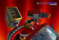 Dr. Eggman's special attack pose in Sonic Adventure 2: Battle.
