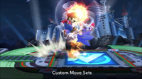 SSB4 Custom Super Jump Punch on Sonic