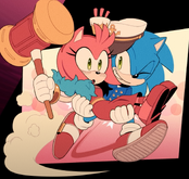 Sonic saving Amy Mirage Express