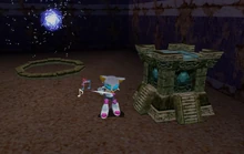 Rouge grająca na Mystic Melody przy Starożytnych ruinach