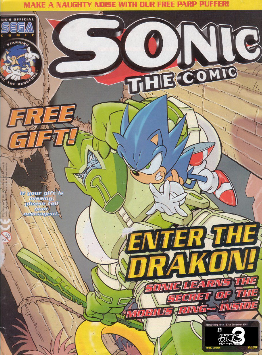 Today's Comic> Sonic the Hedgehog #222