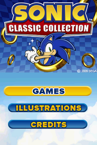 Sonic Classic Collection Title