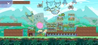 One of the level layouts from the "Unleashing the Shadow Tournament", from Angry Birds Friends