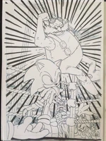 Variant cover sketch by T. Rex.