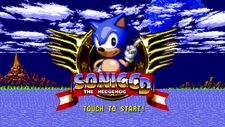 Sonic CD Mobile title screen