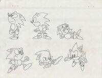 Some of the earliest takes on Sonic's design.