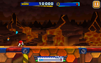 Lava Mountain (Sonic Runners) - Screenshot 1