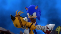 SB S1E01 Sonic carry Tails