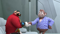 SB S1E42 Eggman Comedy Chimp deal