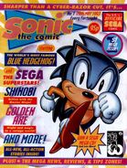 Sonic the Comic #1 (May 1993). Art by Kev Hopgood.