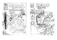 Initial thumbnail cover sketches