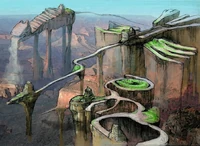 Glyphic Canyon concept artwork.