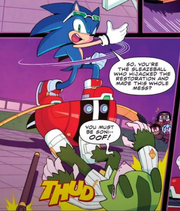 Sonic confronts Clutch