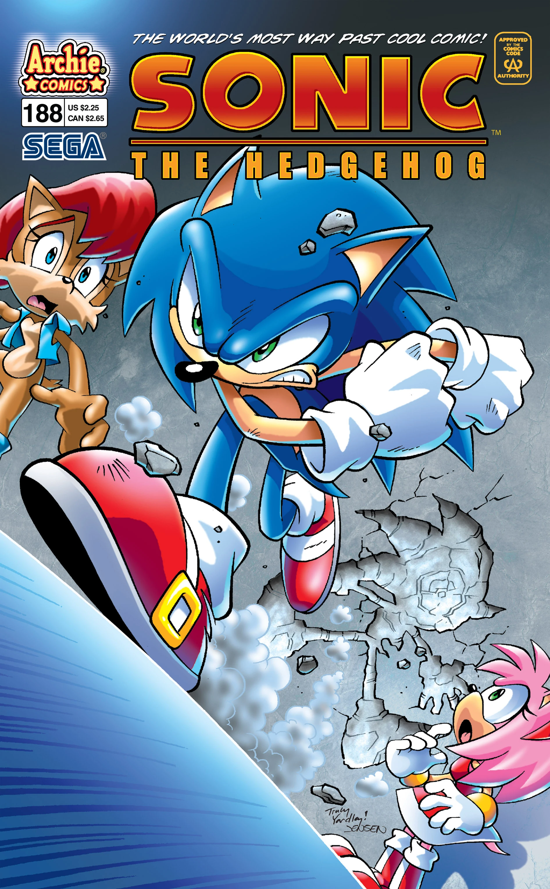 Sonic the hedgehog 188 cover