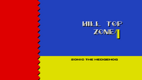 Hill Top Zone Act 1