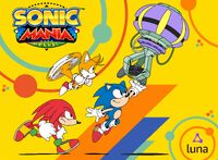 Sonic Mania Plus for Amazon Luna. Illustrated by Mark Hughes.