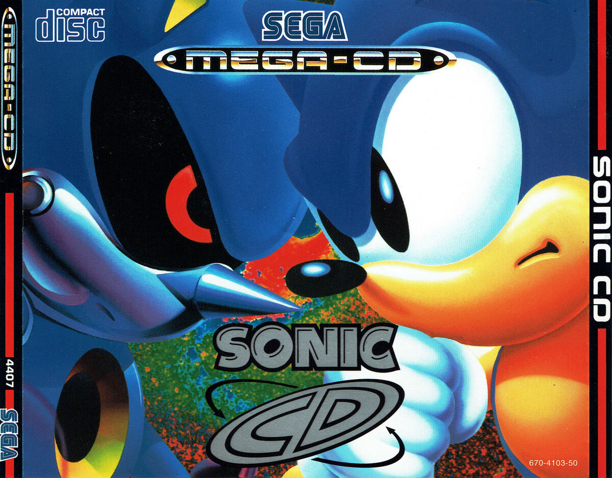 Sonic CD' o primeiro jogo em formato (CD) lançado para o 'Sega CD