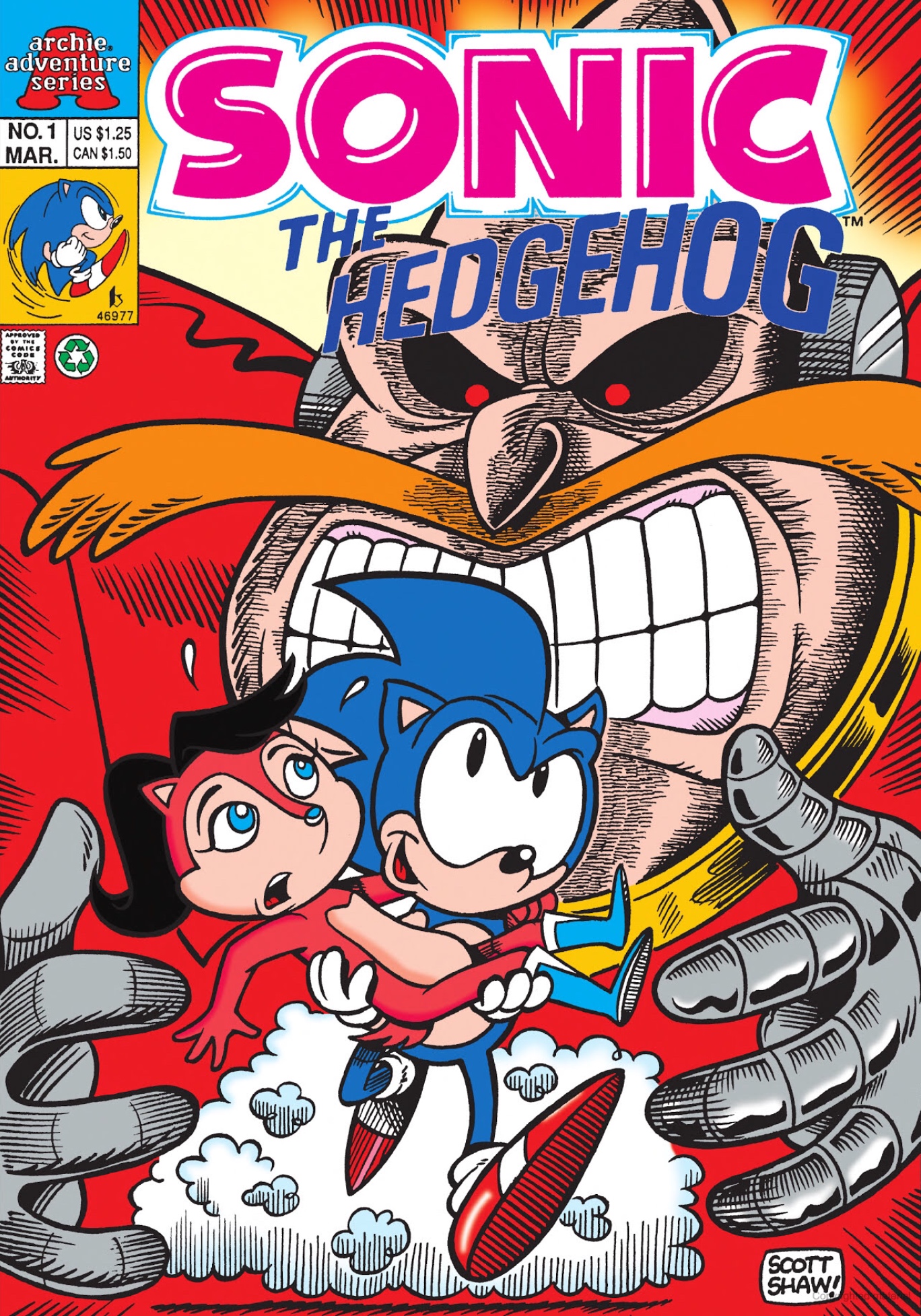 Archie Sonic the Hedgehog Issue 1 miniseries Sonic Wiki Zone