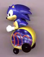 Sonic toy from Jack in the Box