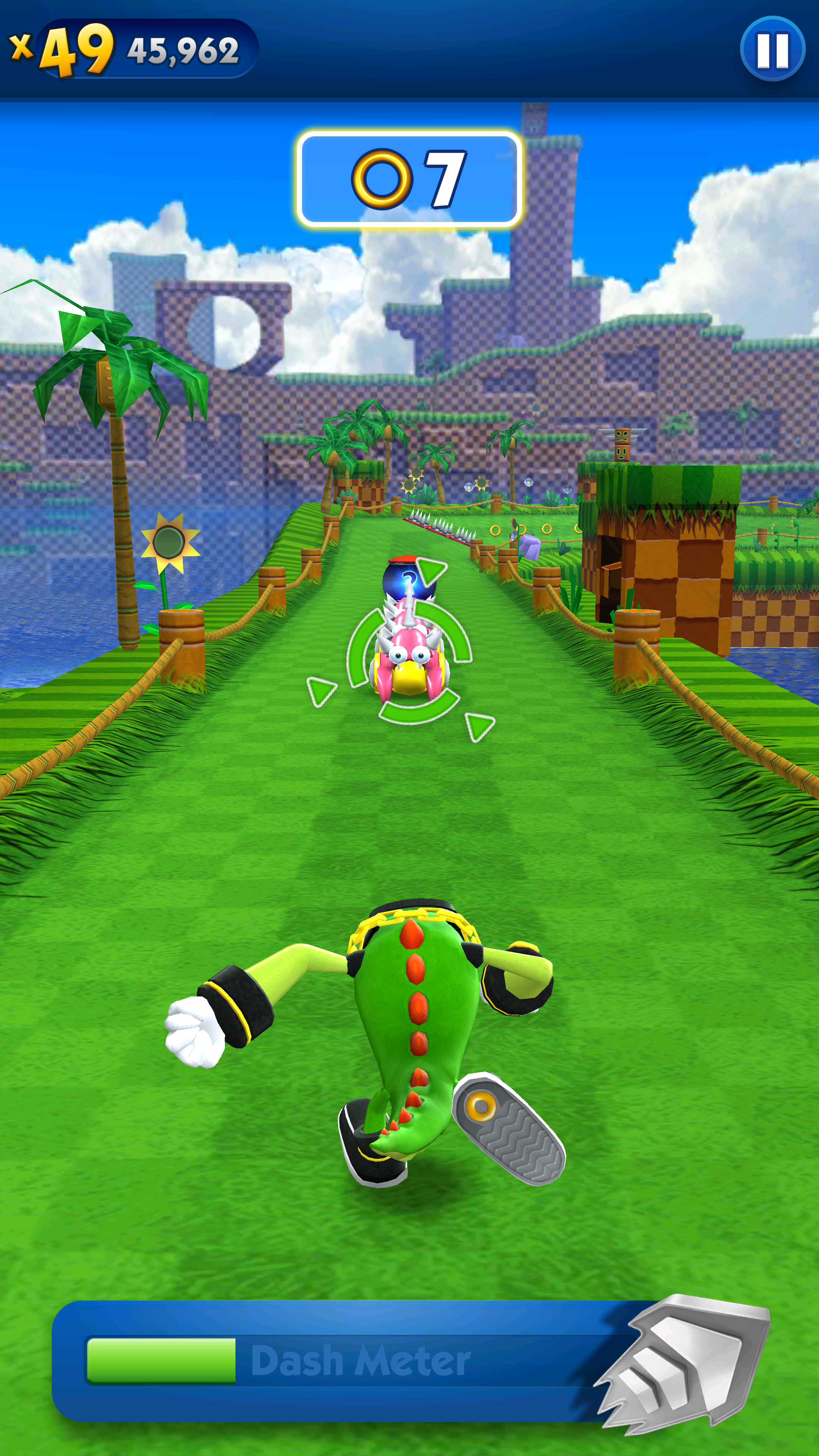 Green Hill Zone, Sonic Dash