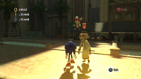 Hizir in Shamar's Town Stage in the Xbox 360/PlayStation 3 version of Sonic Unleashed.