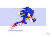 Early concept of Sonic