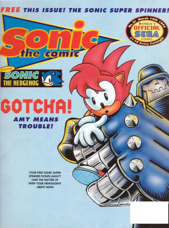 Sonic the Comic #174A FN; Fleetway Quality | Hedgehog with space spinner  bonus 