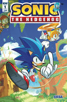 Sonic the Hedgehog #1 (April 2018). Art by Tyson Hesse.