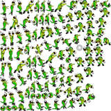 Vectorthecrocodilespritessonicjump