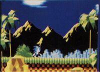 An early version of Green Hill Zone.