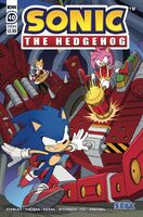 Sonic the Hedgehog #40 (June 2021). Art by Dan Schoening. Coloring by Luis Antonio Delgado.