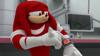 SB S1E20 Knuckles check messages