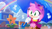 Rainy season 2021 - Amy Rose in Sunset Heights "With her favorite raincoat…"*