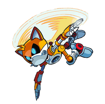 Metal Sonic Tails19950 - Sonic Channel Metal Sonic Png Transparent