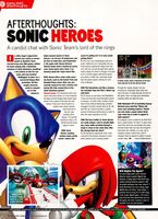 SONIC HEROES AFTERTHOUGHTS