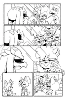 Page nineteen inks. Art by Evan Stanley.