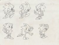 Some of the earliest takes on Sonic's design.