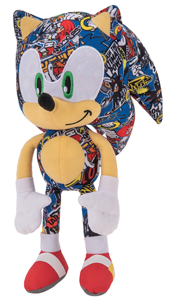  Plush The Sonic Plush Sonic The 2 The Movie Plush 12 inch Sonic  2 Toys Figure Animals Plush Pillow Collection Sonic Tales Knuckles : Movies  & TV