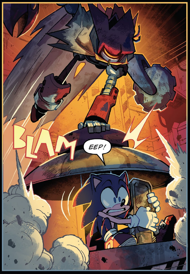 IDW Sonic Issue 10 Mini-dub: Super Neo Metal Sonic 