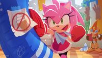 Rainy season 2022 - Amy Rose & Emerl in Tails' House "Maiden Straight!"