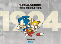 SegaSonic the Hedgehog 1994 Calendar