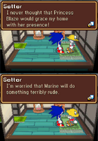 Setter talking to Sonic, from Sonic Rush Adventure.