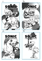 Second printing cover layouts. Art by Evan Stanley.